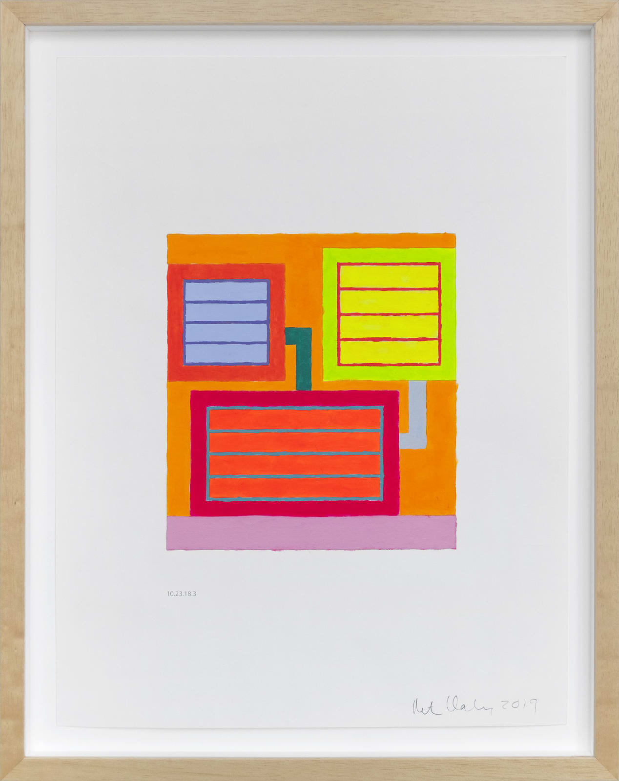 Peter HALLEY, Untitled (10.23.18.3), 2019