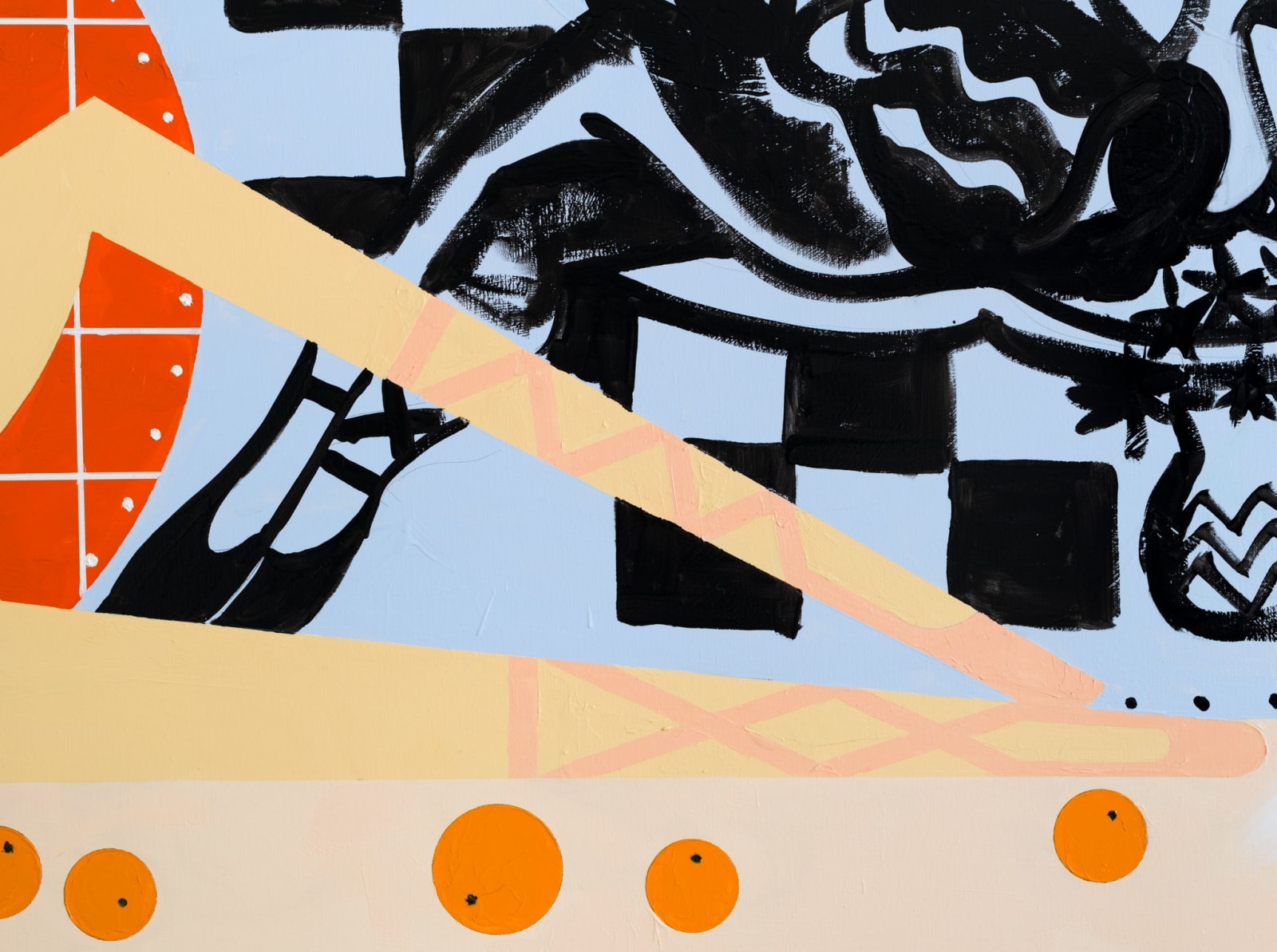 Farah Atassi, Dancer with Bouquet, 2021