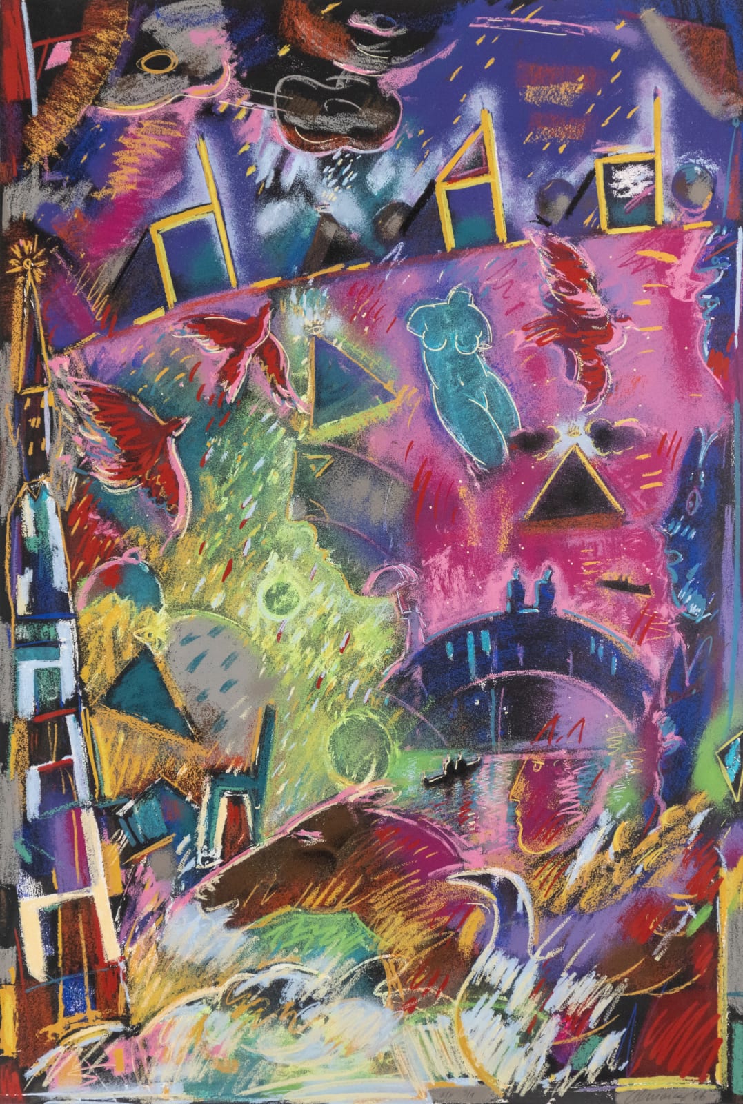 Carlos Almaraz, Fools Paradise, 1986