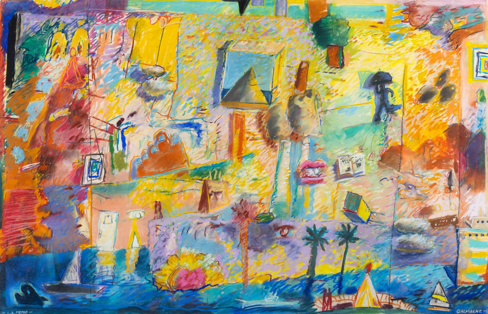 Carlos Almaraz, L.A. Memo, 1980