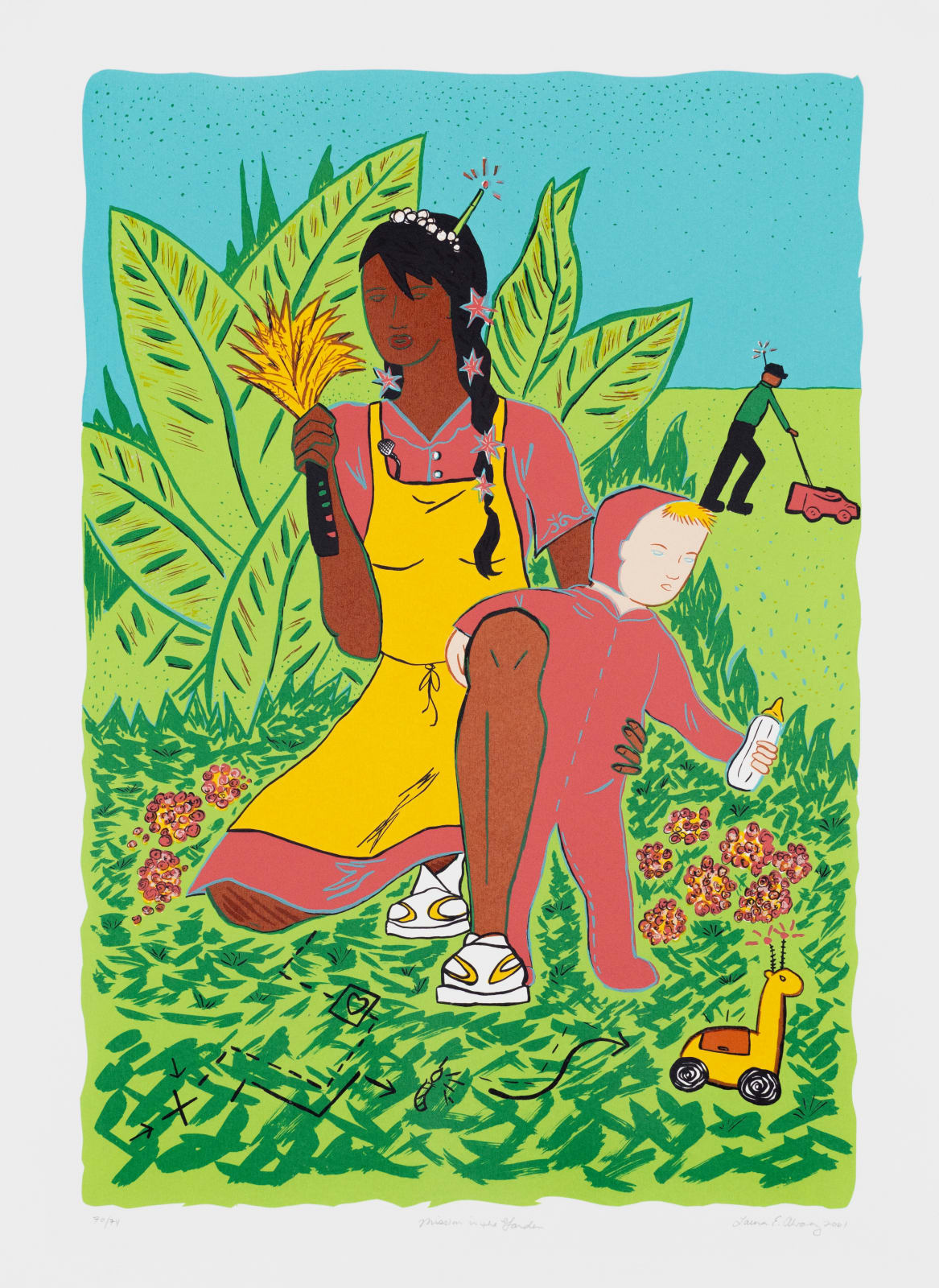 Laura E. Alvarez, Mission in the Garden, 2001