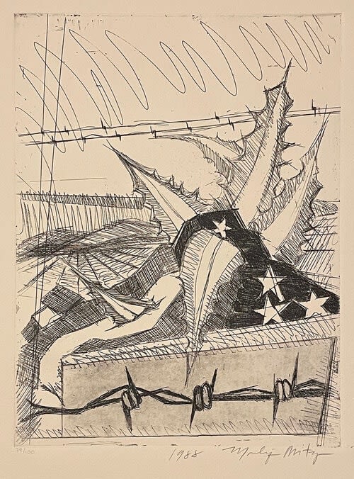 Malaquias Montoya, Untitled, 1988