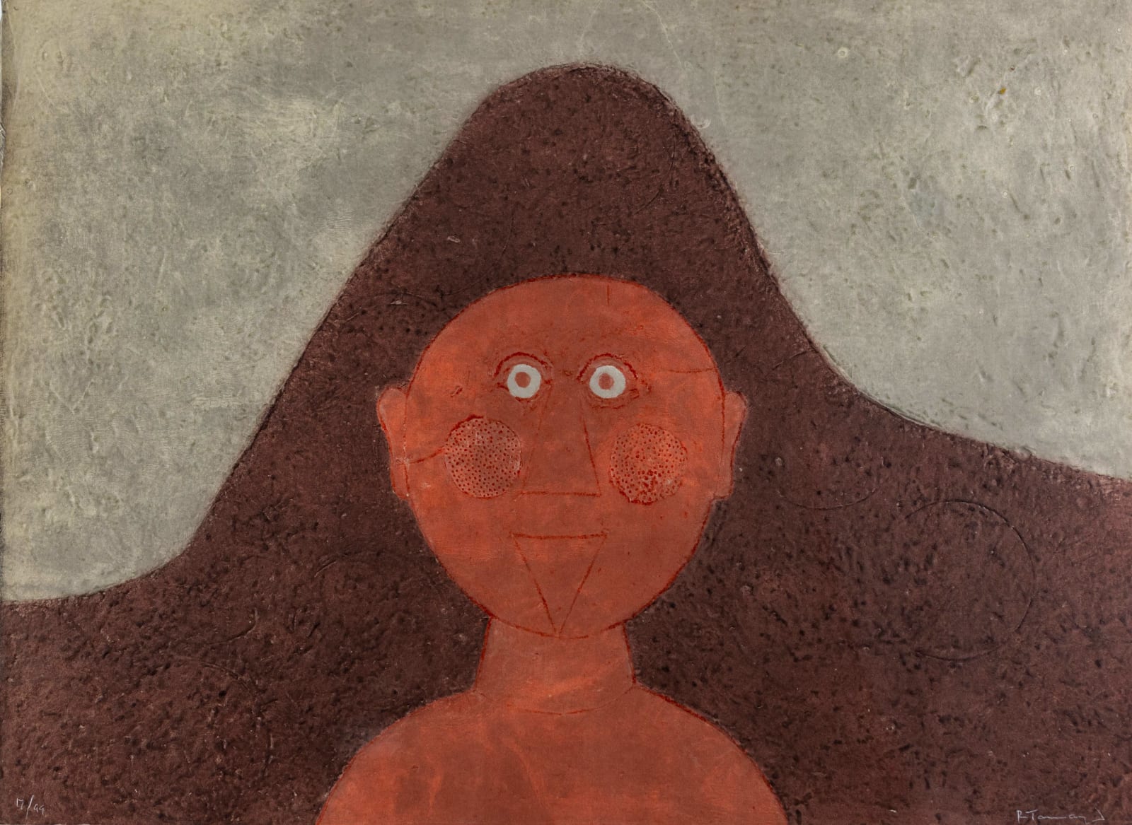 Rufino Tamayo, Cabeza Roja, 1979