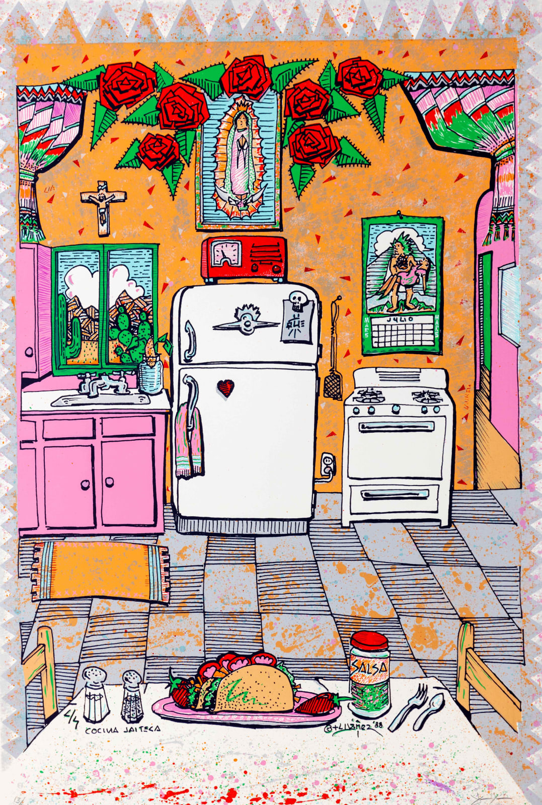Larry Yáñez, Cocina Jaiteca, 1988