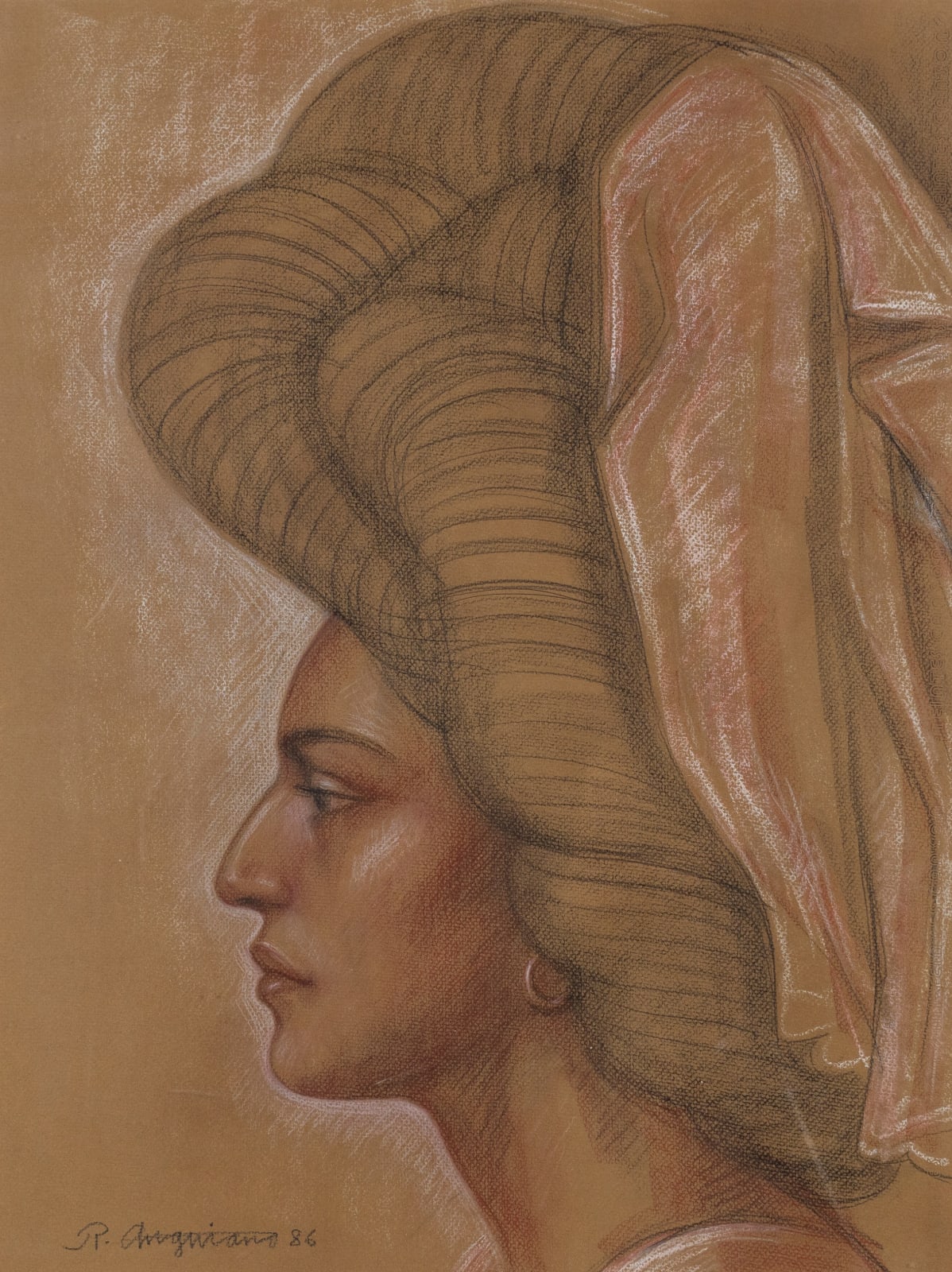 Raul Anguiano, Mujer de Oaxaca, 1986