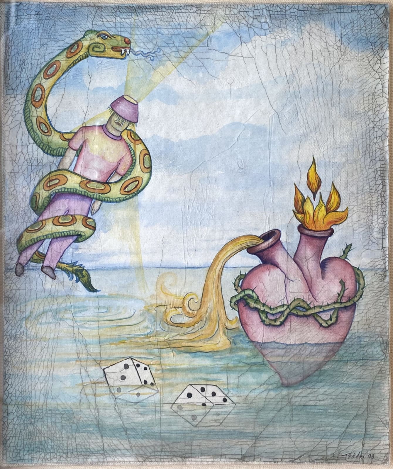 Teddy Sandoval, Chit in Search of Ananda, 1993