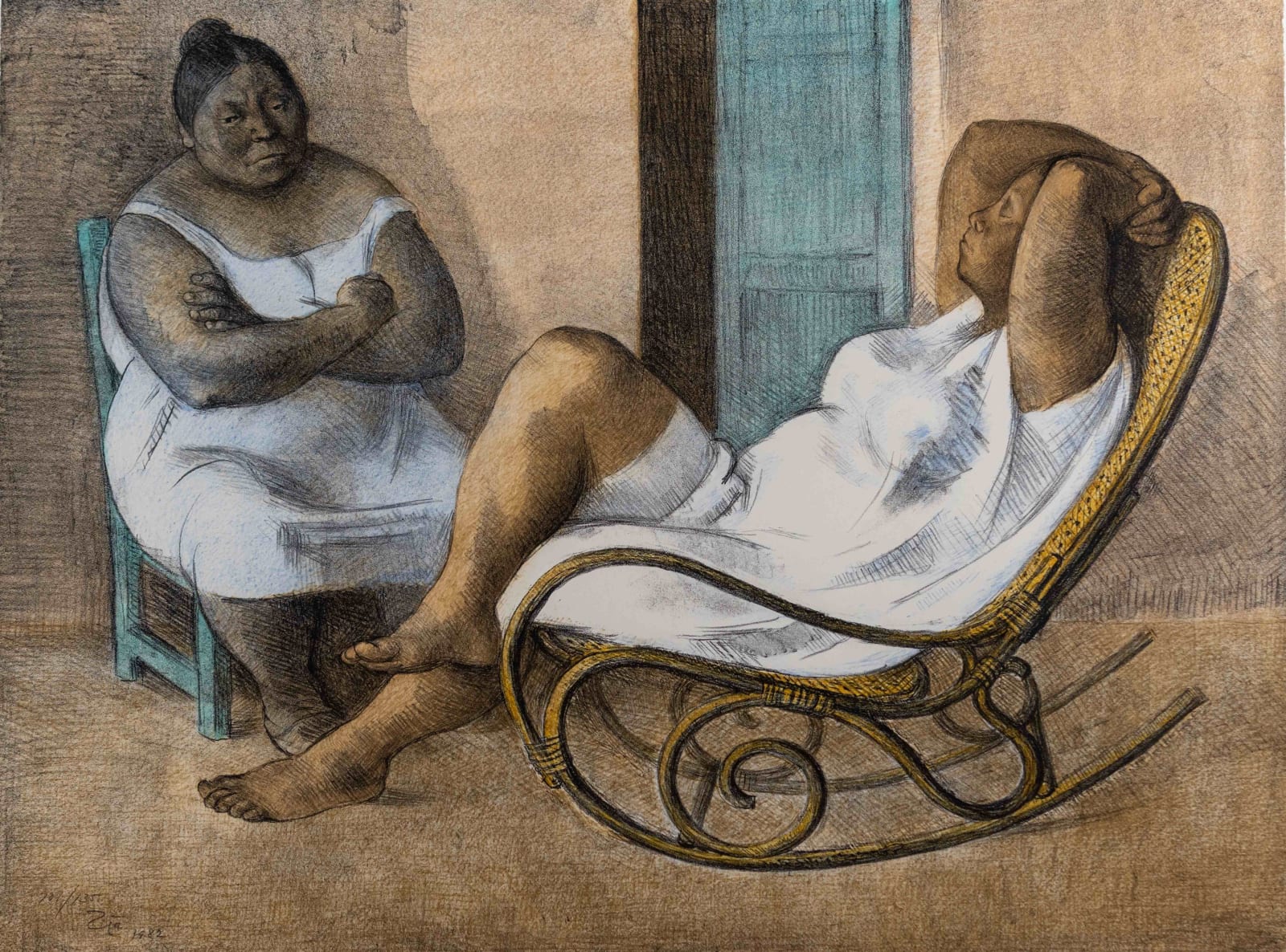 Francisco Zuñiga, La Mecedora, 1982