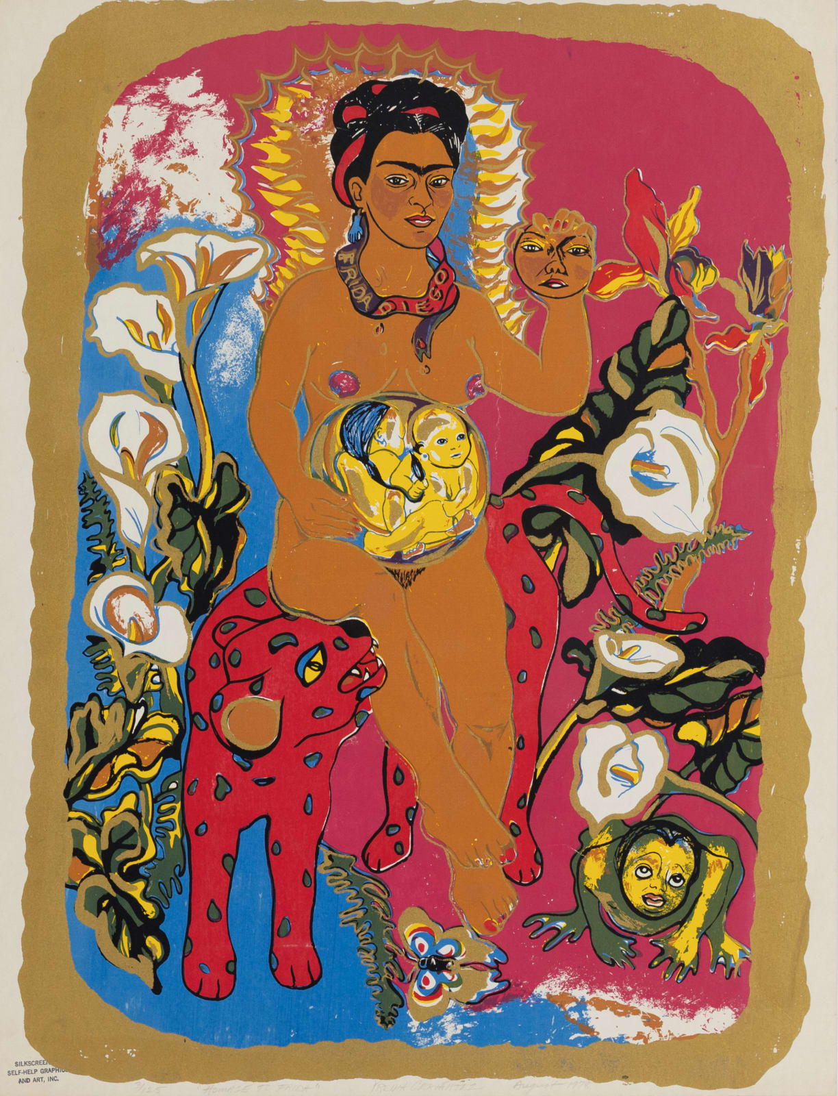 Yreina Cervantez, Homenaje a Frida, 1978