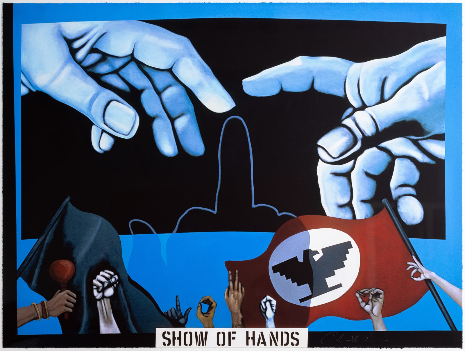 Melesio Casas, Show of Hands from The Chicano Collection