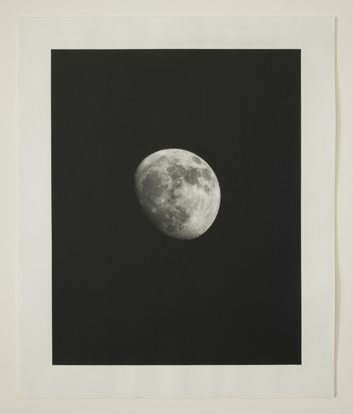 Trevor Paglen, View of the Moon Scale-Invariant Feature Transform, 2020