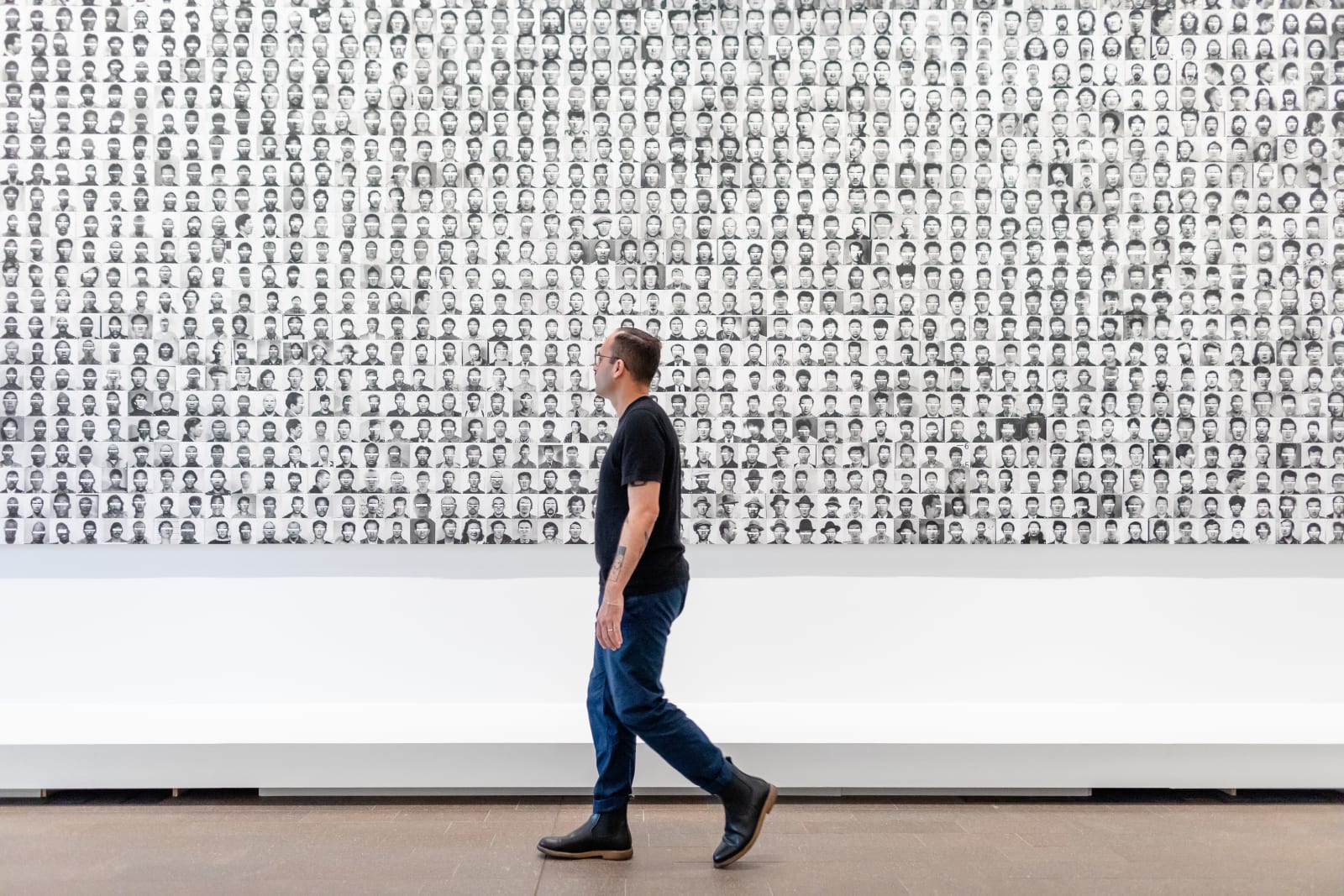 Trevor Paglen, They Took the Faces from the Accused and the Dead … (SD18), 2019