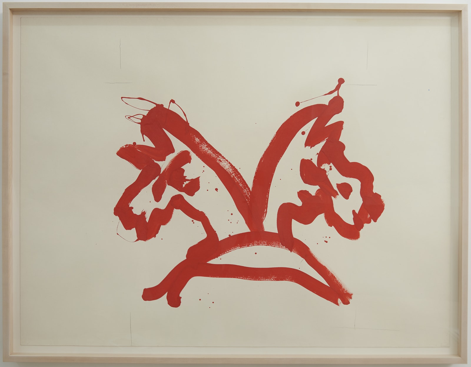 Joan Jonas, Double Lunar Dog drawing, 1984