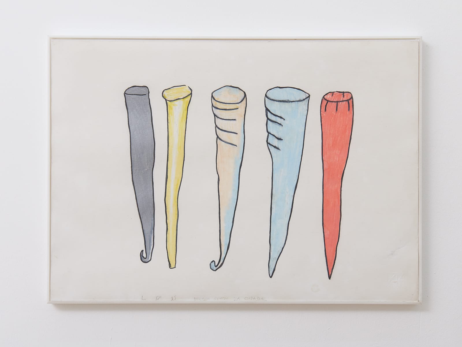 José Leonilson, Brave people of the city, 1985