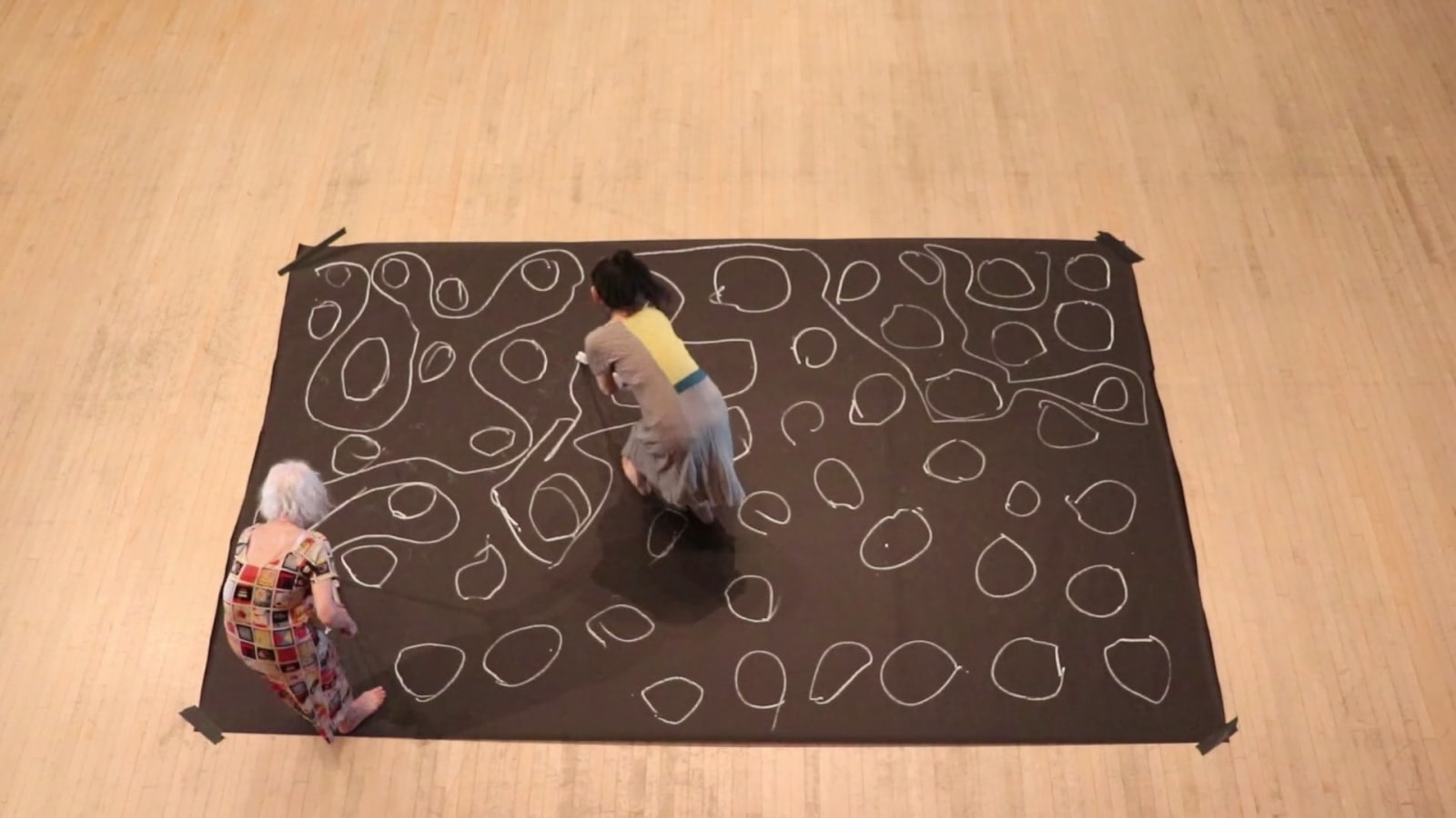 Joan Jonas and Eiko Otake, With the Earth at my Waistline, 2021