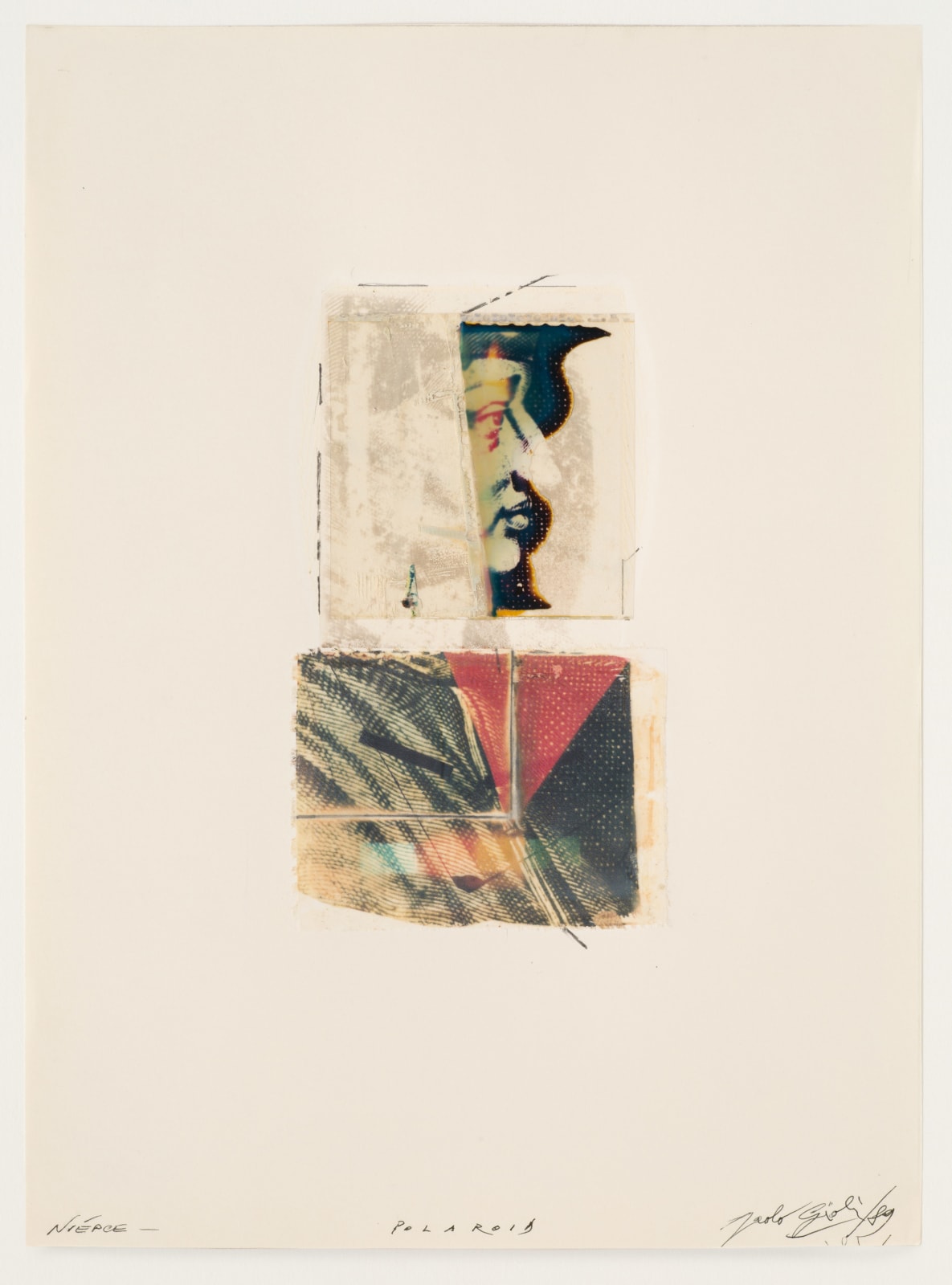 Paolo Gioli, Hommage à Nicéphore Niépce, 1989