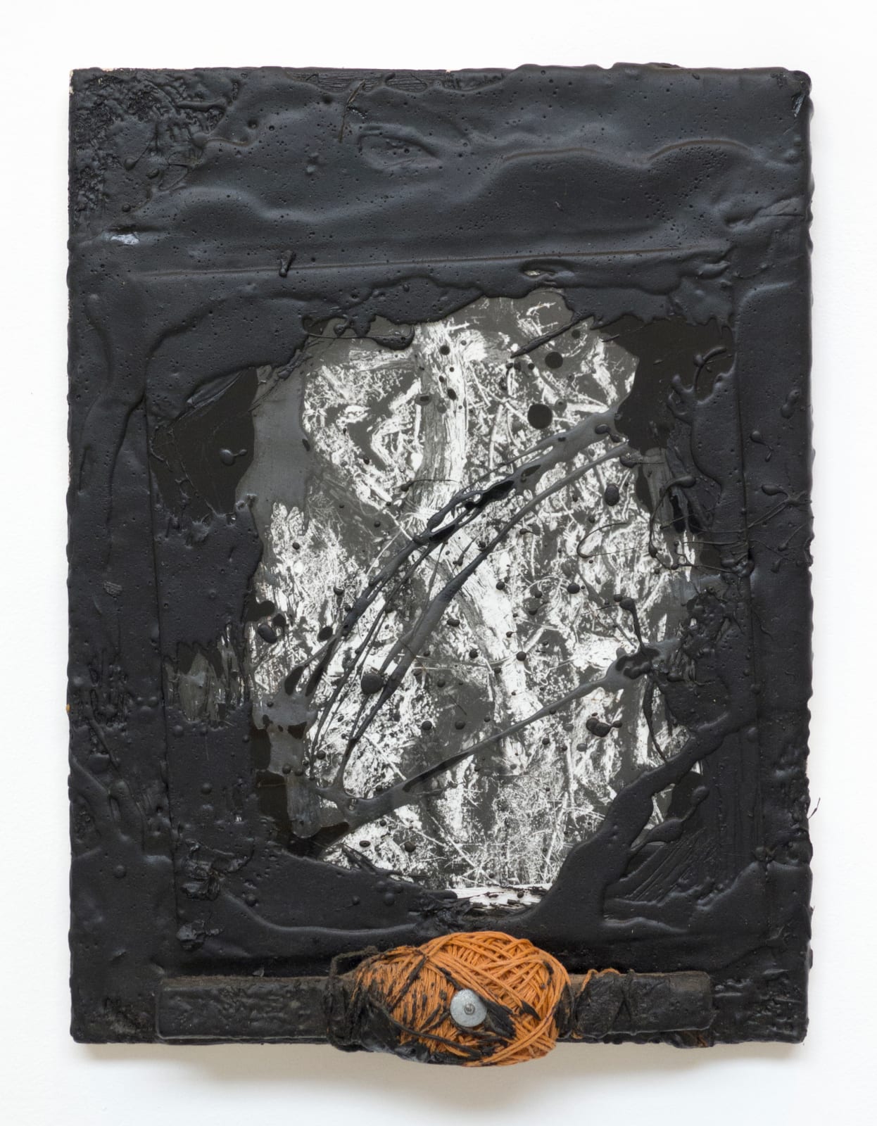 Derek Jarman, Untitled (photo and string bale), 1991