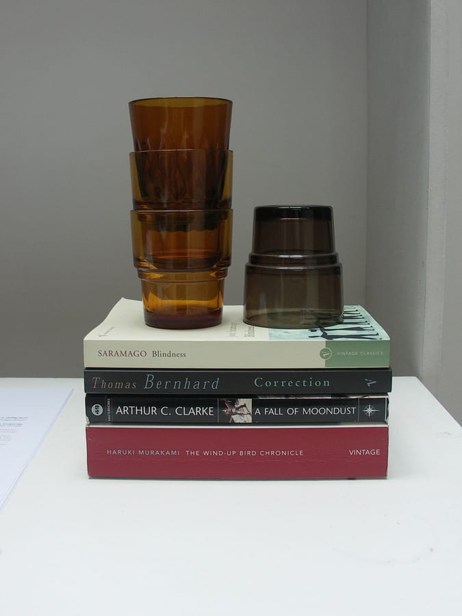 Heman Chong, The Wind-Up Bird Chronicle, A Fall of Moondust, Correction, Blindness from the series ‘Stacks’, 2008