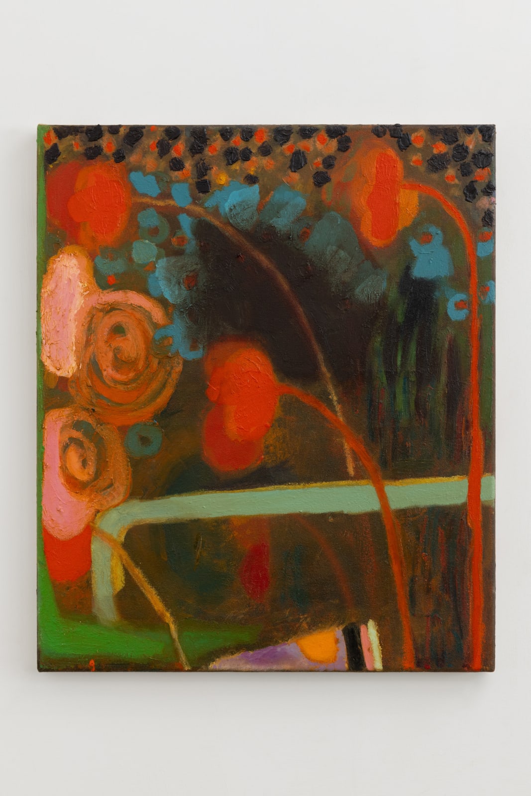 Phoebe Unwin, Red to Pink, with Blue, 2023