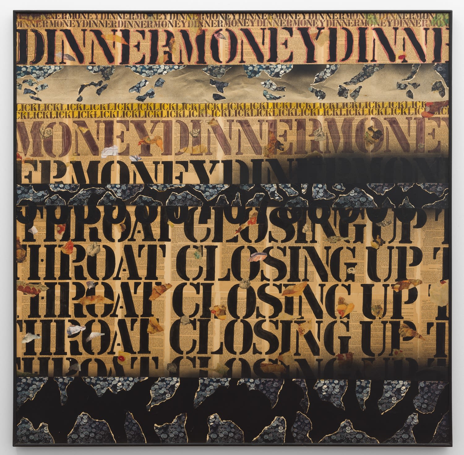 Ian Breakwell, Visual Text No. 2 (Dinner Money), 1969