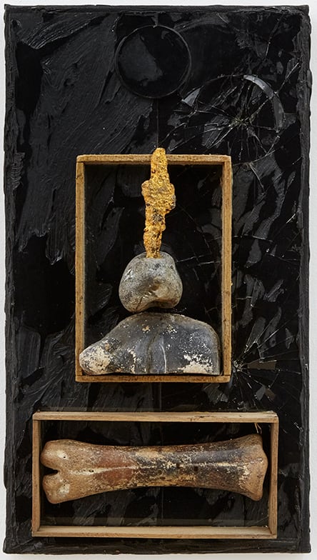 Derek Jarman, Untitled (Bone, Face and Cross), 1988