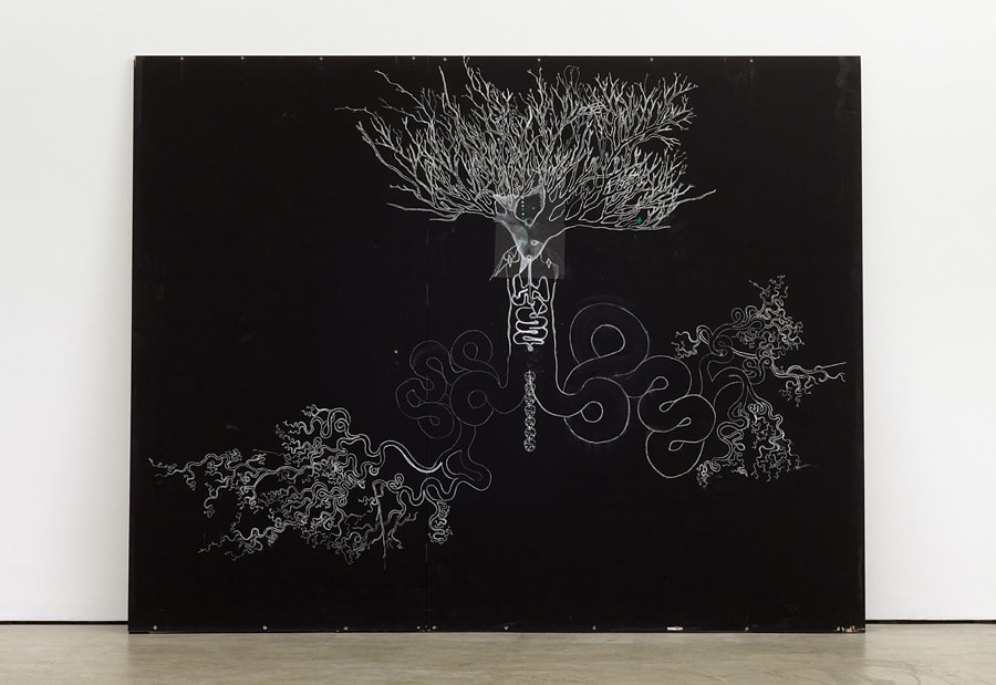 Sung Hwan Kim, Snake Tree-Man Drawing, 2010