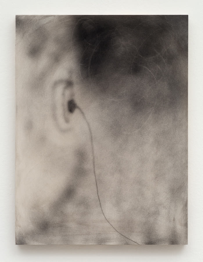 Phoebe Unwin, Small Head with Headphone, 2015