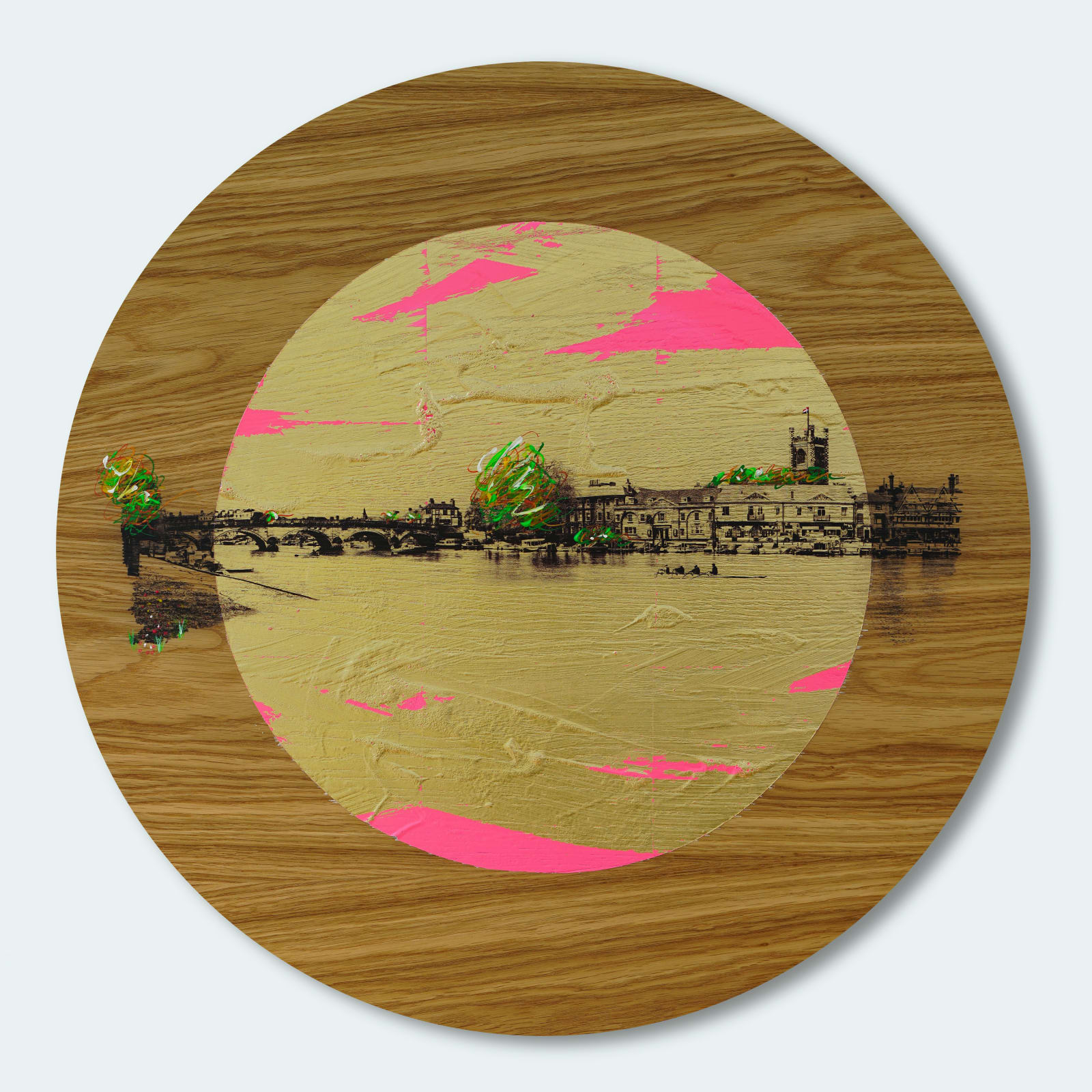 Jayson Lilley, Walking Around Henley Pink, 2024