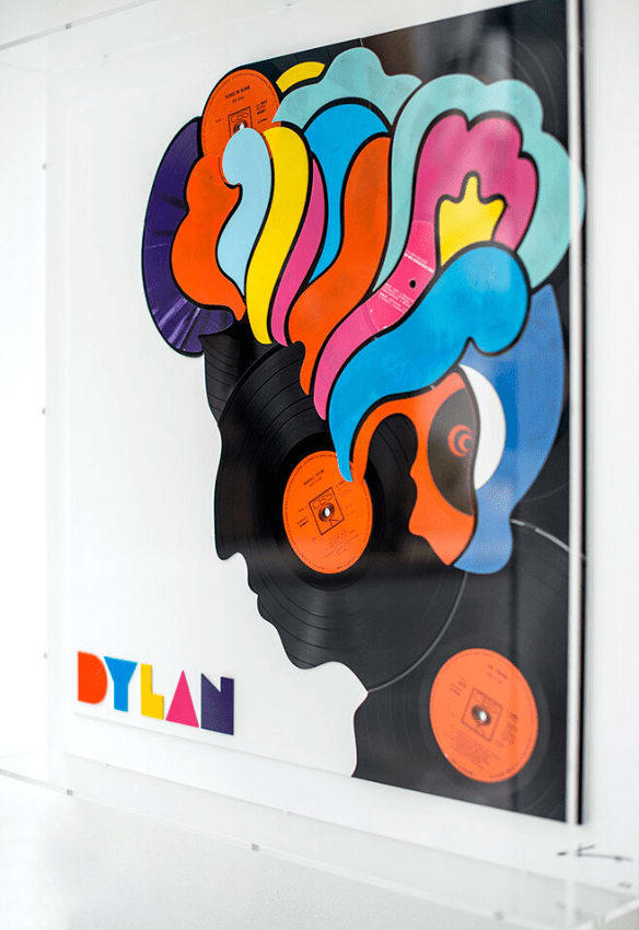 Keith Haynes, Dylan a la Milton Glaser