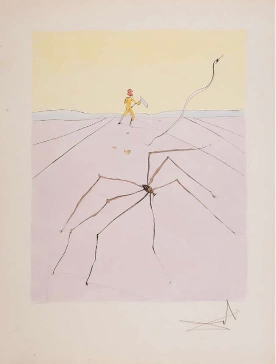 Salvador Dalí, 'Kumo' from Dali's renowned Japanese Fairy Tales suite , 1974