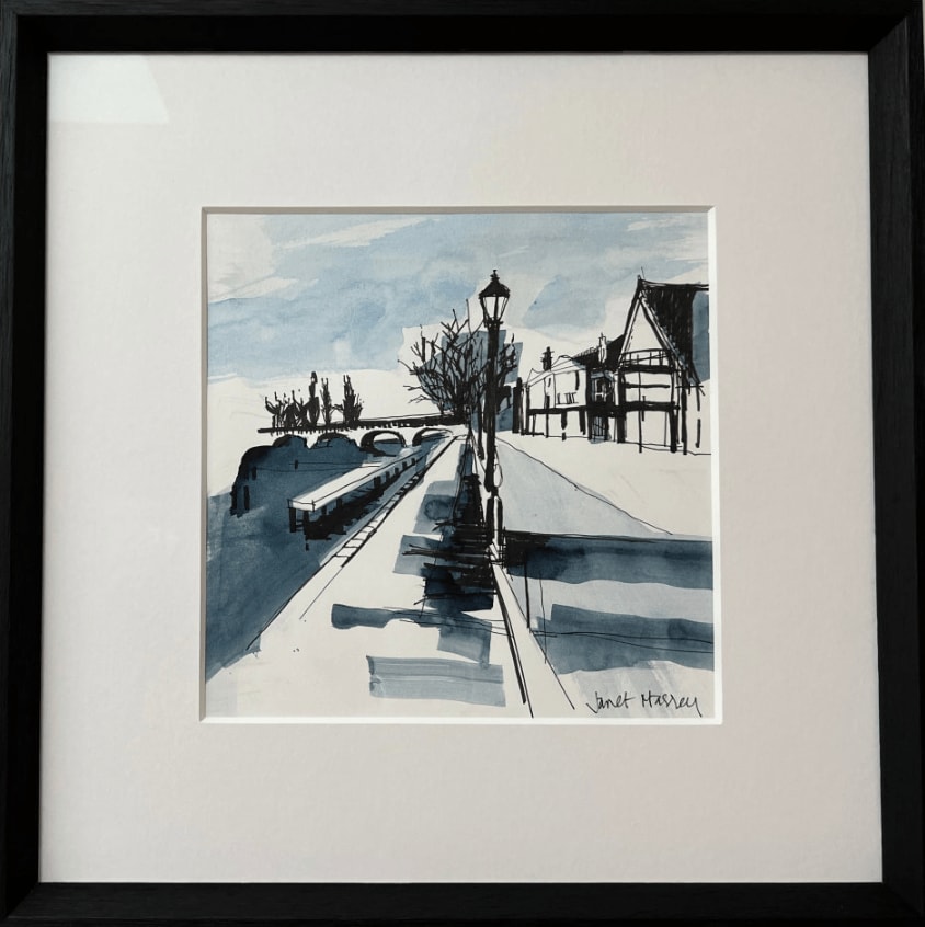 Janet Massey, Towards Henley Bridge, 2023