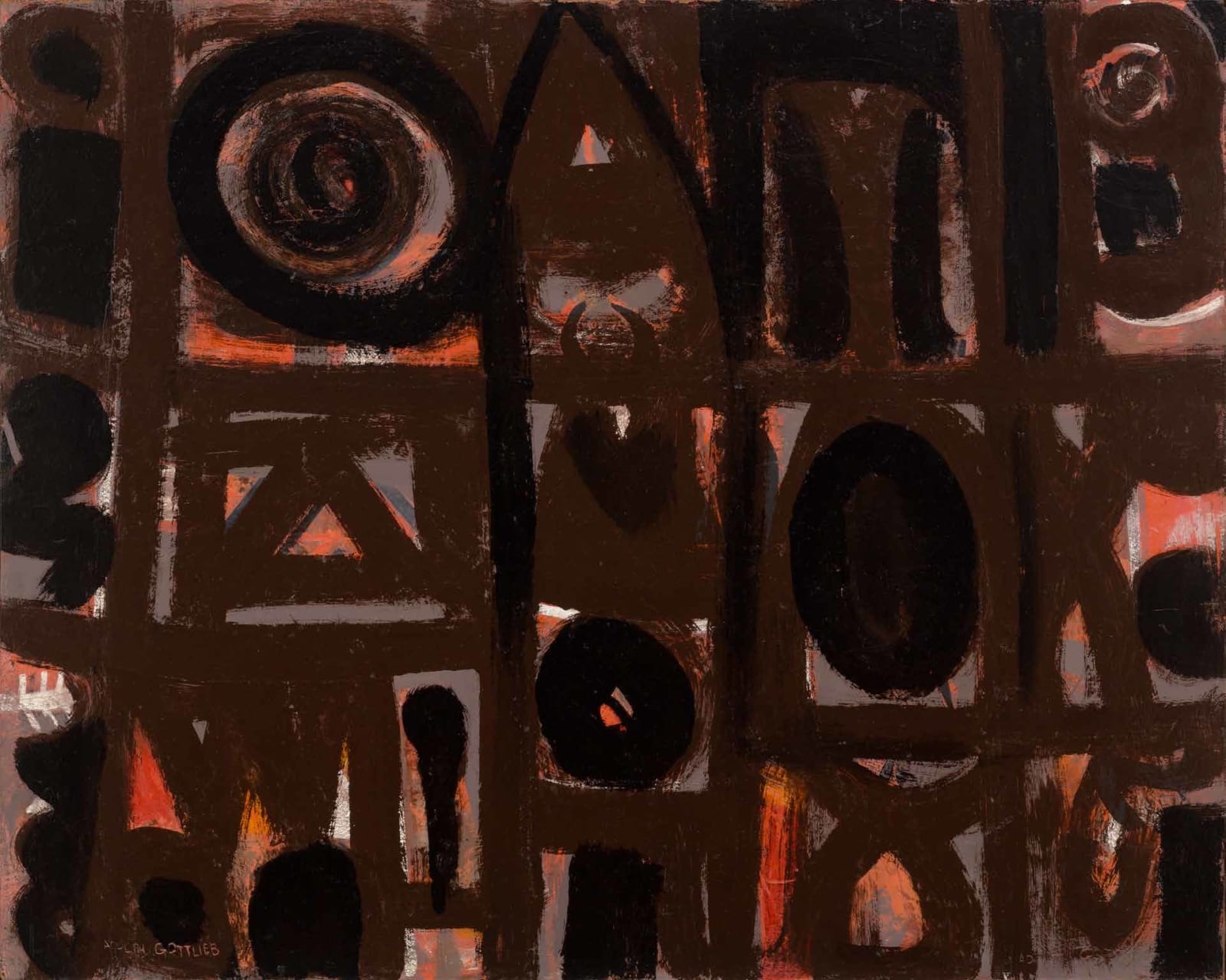 Adolph Gottlieb, Night Forms, c. 1950