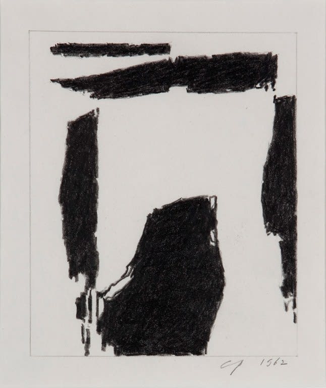 Charles Pollock, Black Drawing 2, 1962