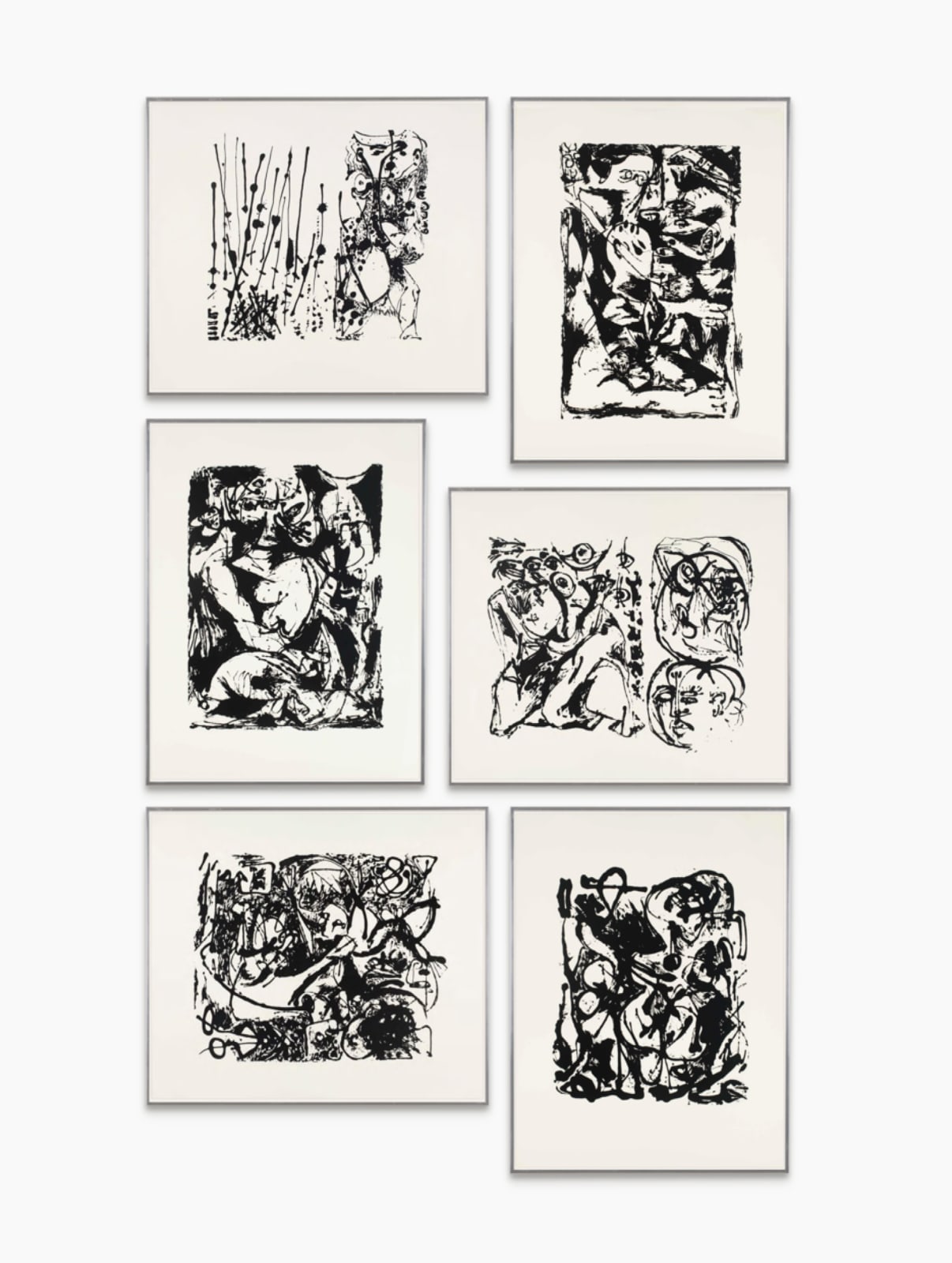 Jackson Pollock, Silkscreen, 1951