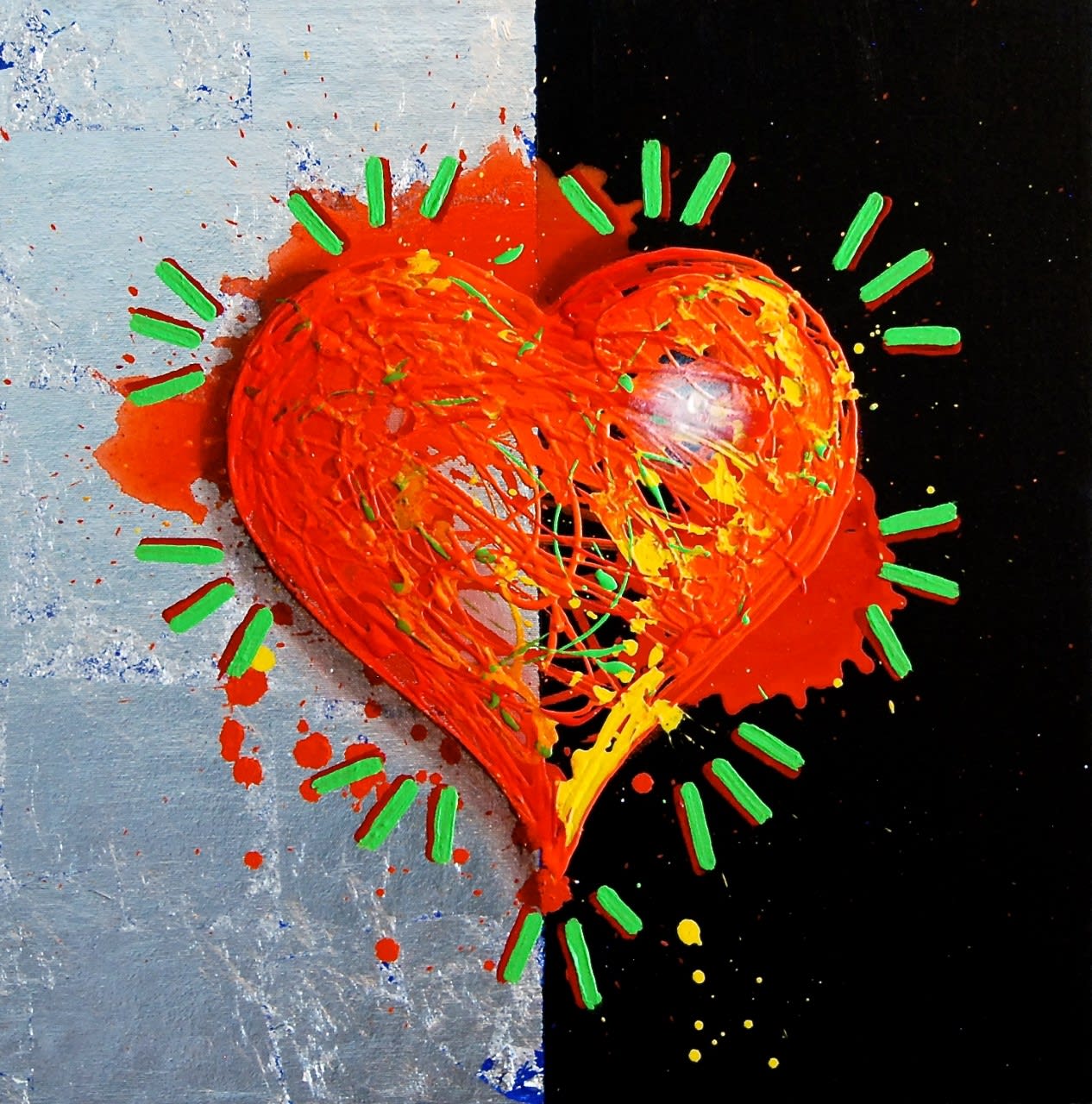 James Jensen, Orange Heart 10224