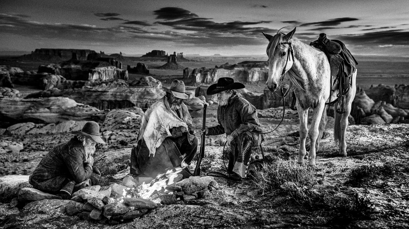 David Yarrow, Good Morning Arizona (B&W)