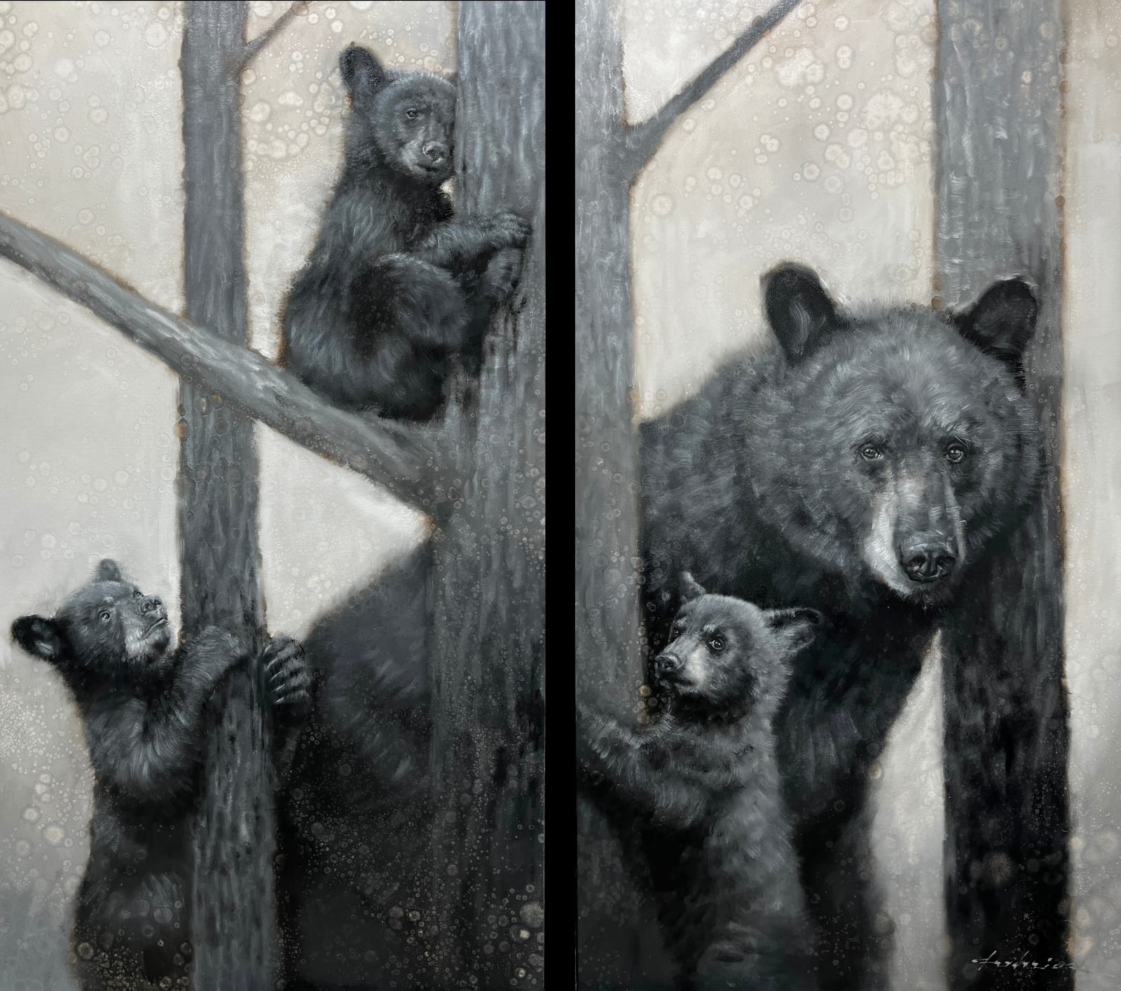 David Riley, More Than A Handful Dyptych