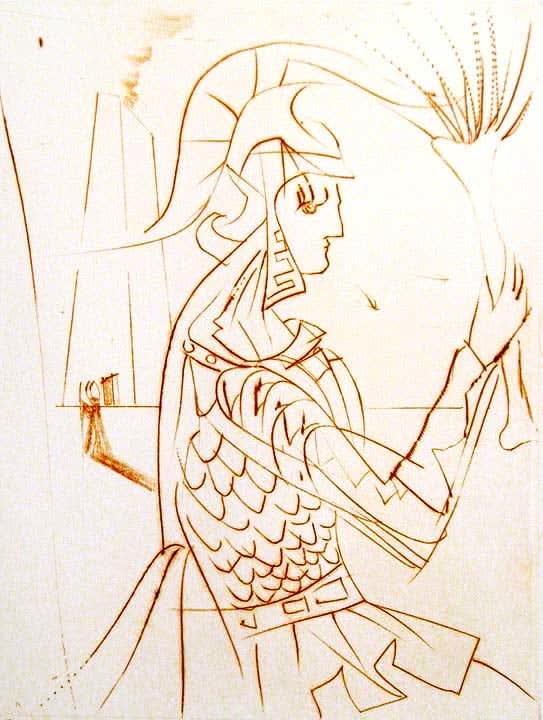 Dali, “Troilus & Cressida” La Guerre de Troie