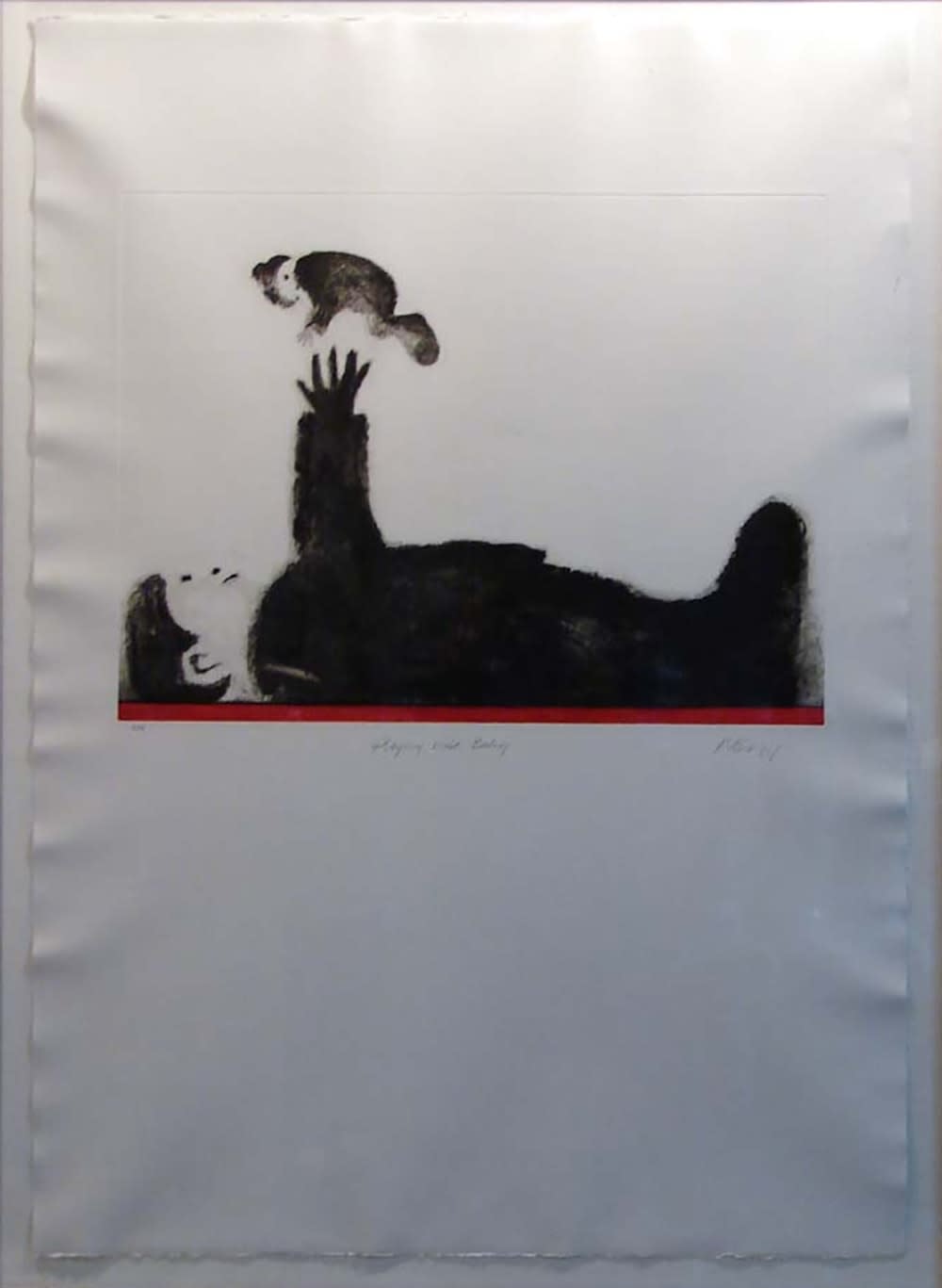 Mackenzie Thorpe, Playing with Baby