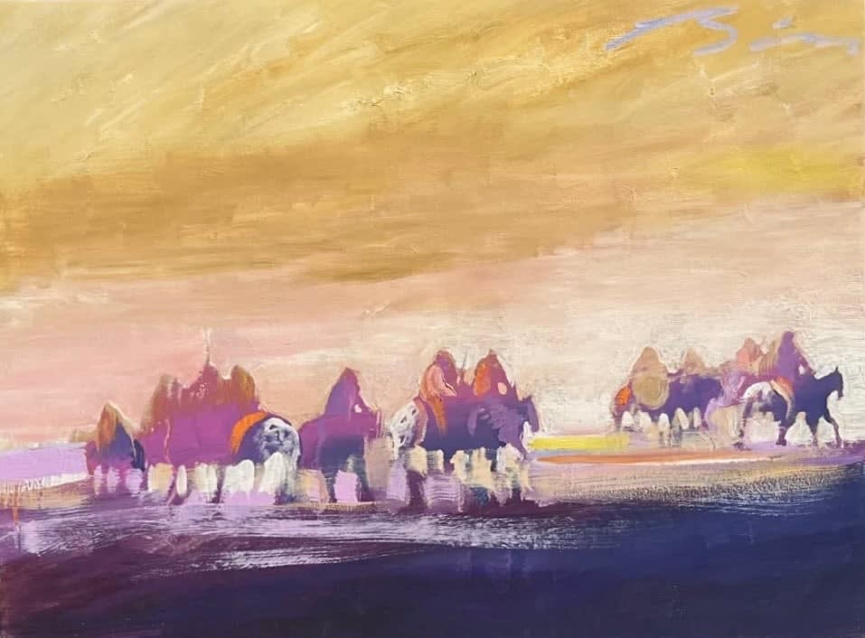 Earl Biss, Strolling Through a Fire in the Sky 1991