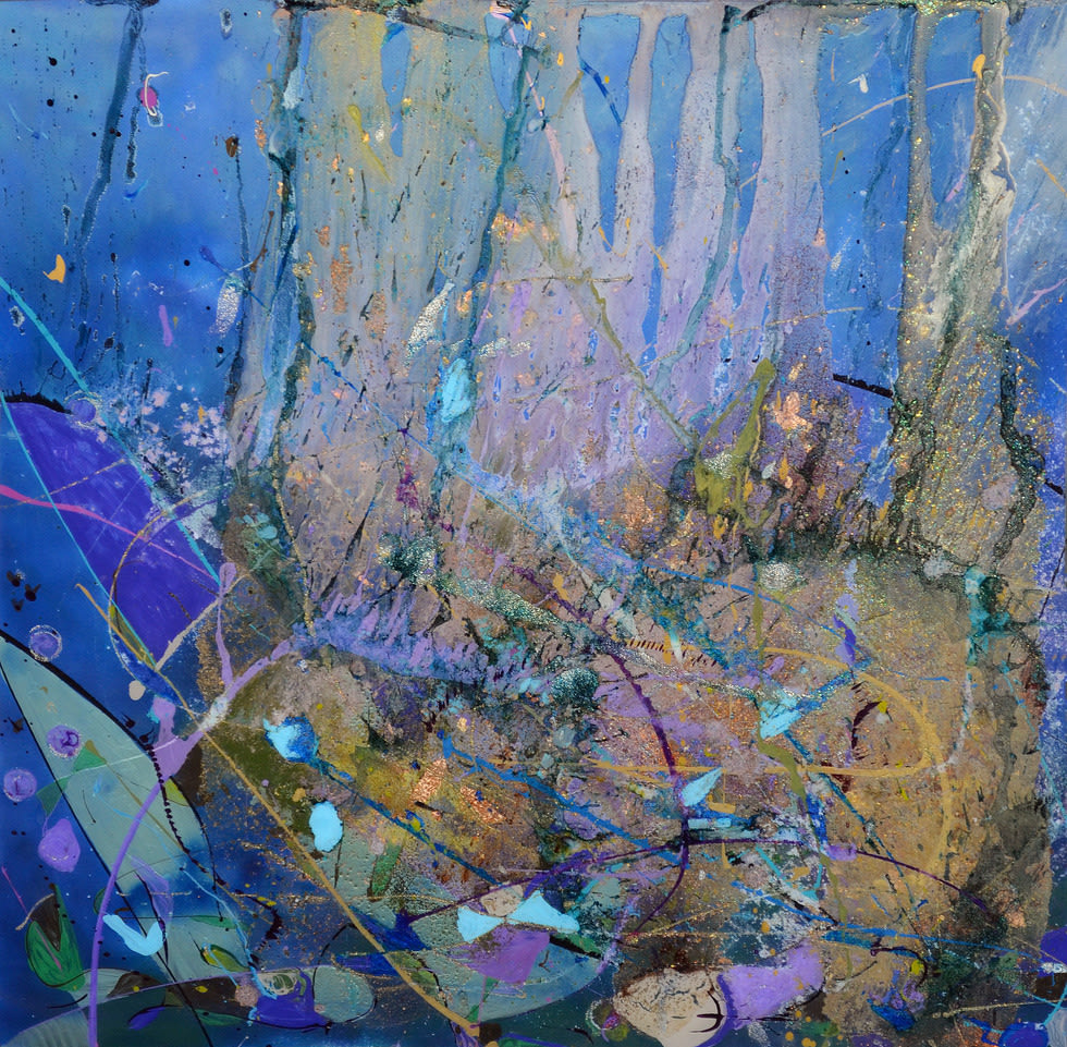 Sara Conca, Moon Shadow Diptych One