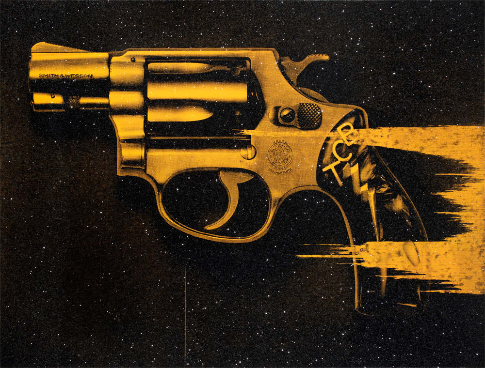 Russell Young, Elvis TCB Smith & Wesson Pistol, 2018