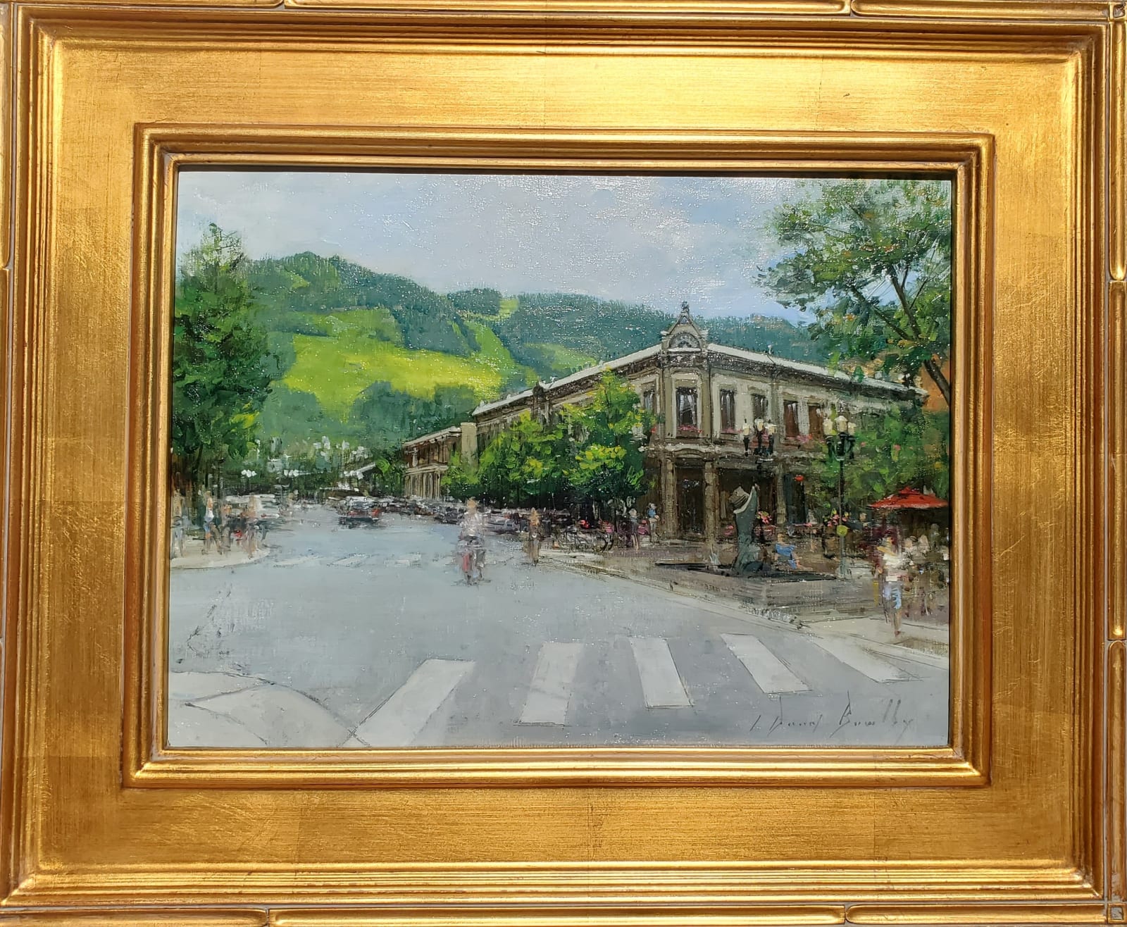 Dean Bowlby, Afternoon Light on Aspen Mountain