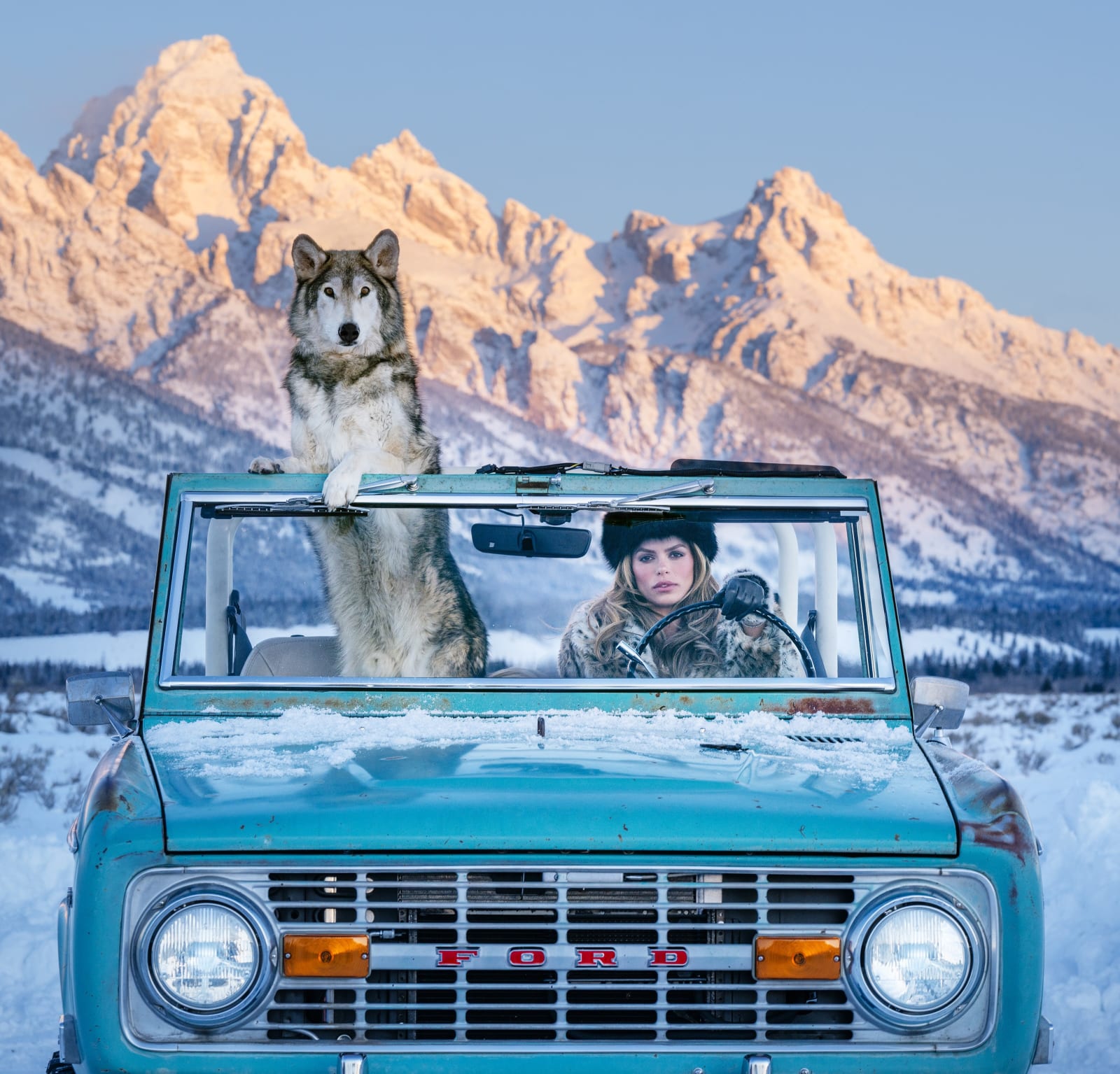 David Yarrow, The Tetons (Color)
