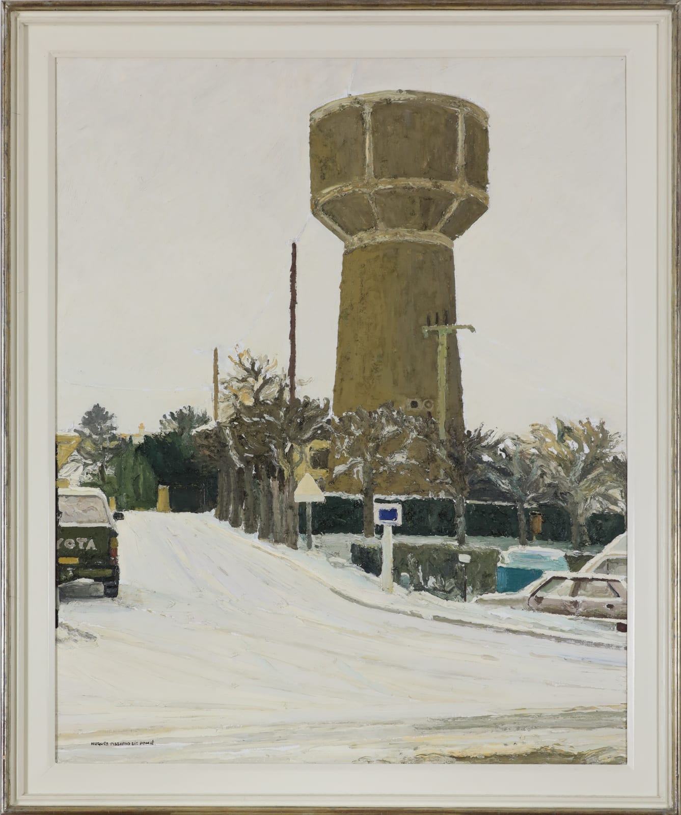 5 Generations of Camille Pissarro, Neige - Le Château d'Eau d'Arromanches