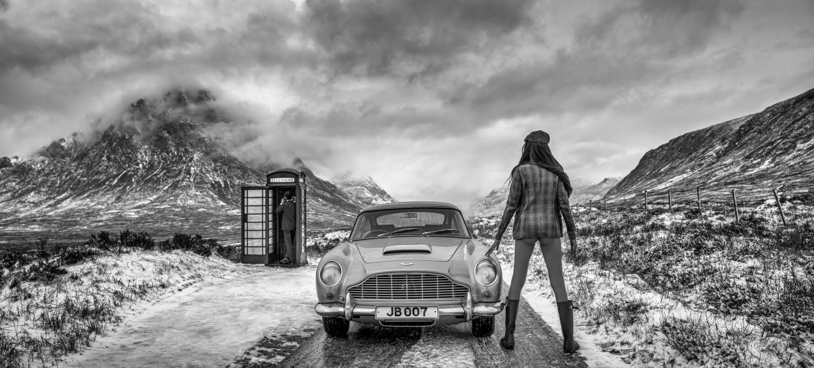 David Yarrow, 007 (B&W)