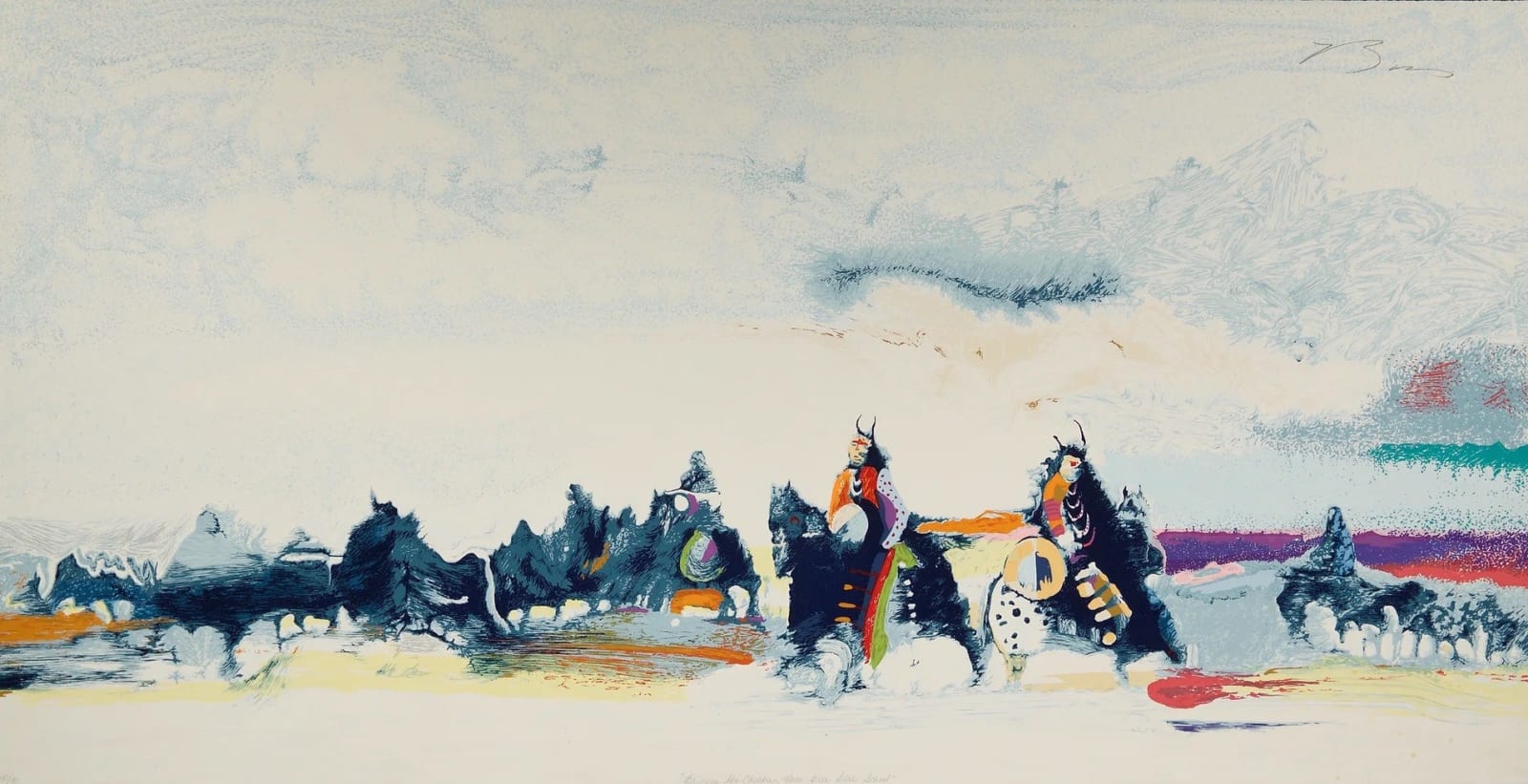 Earl Biss, Bringing Children Home from Star School (State II)