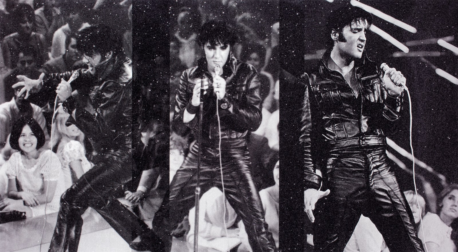 Russell Young, Elvis 1968 Trptych