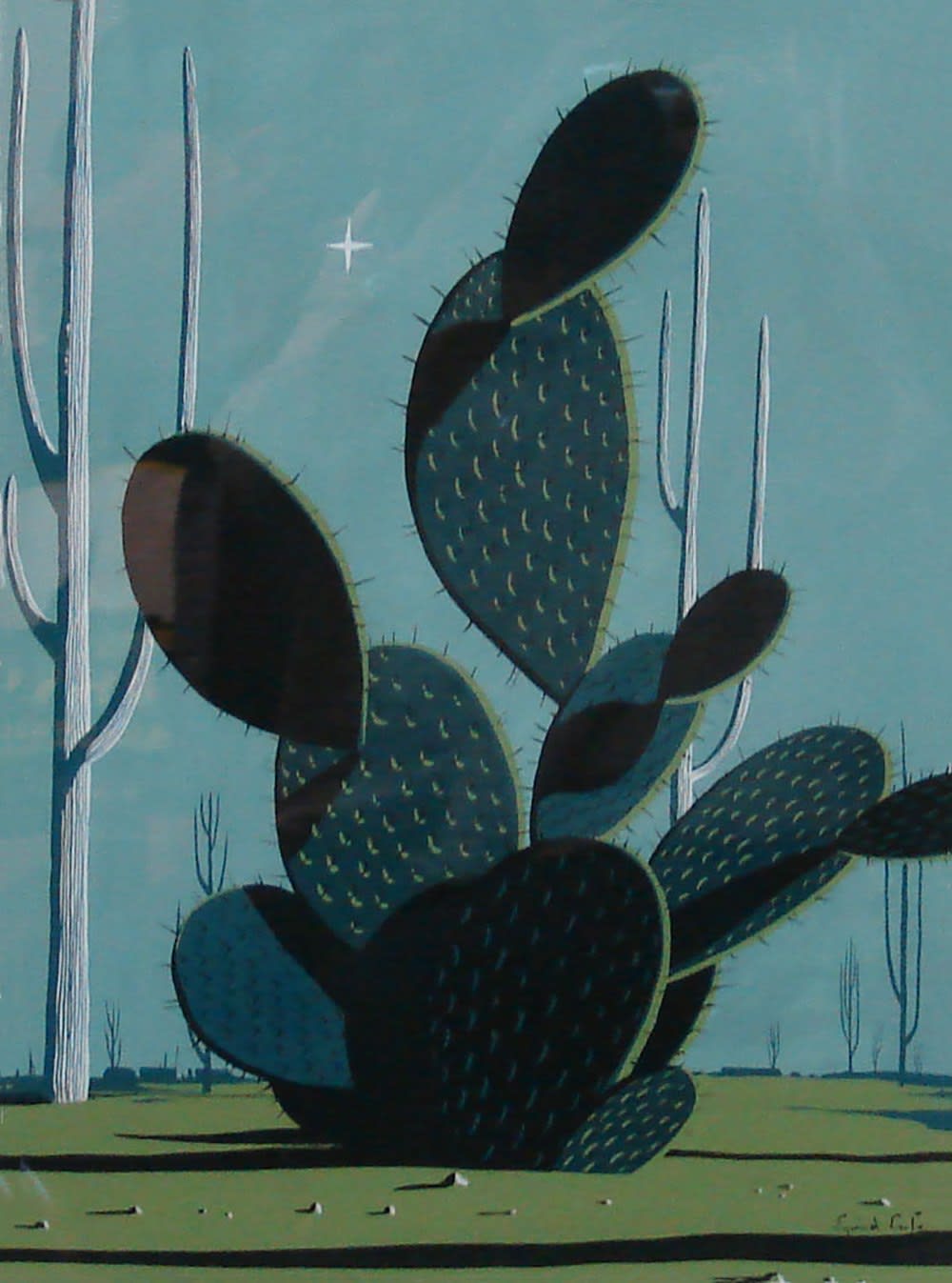 Eyvind Earle, Christmas Cactus