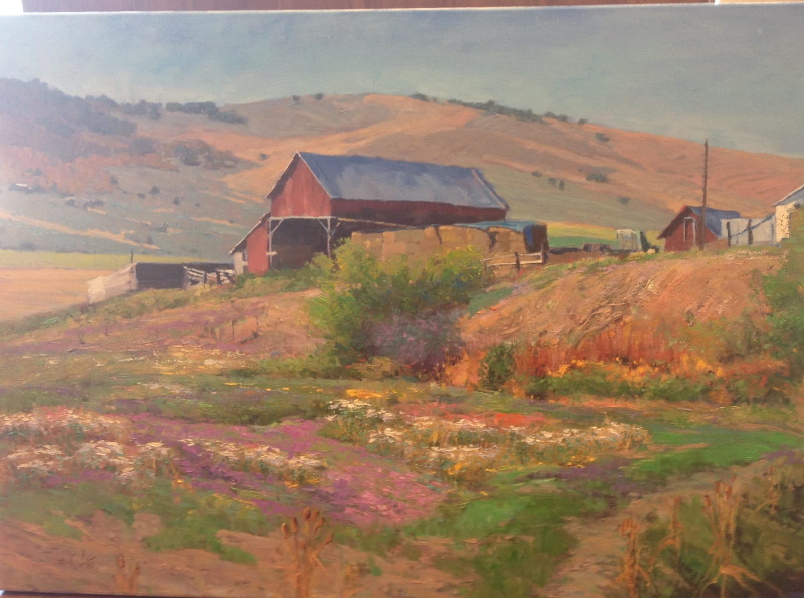 Eric Wallis, Barn Among the Hills