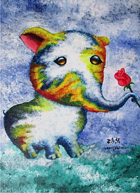 Wang ZhiWu, Giving A Rose